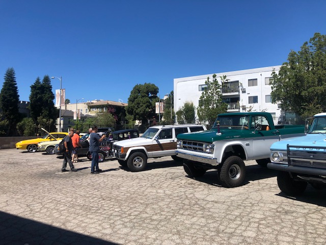cars lined up